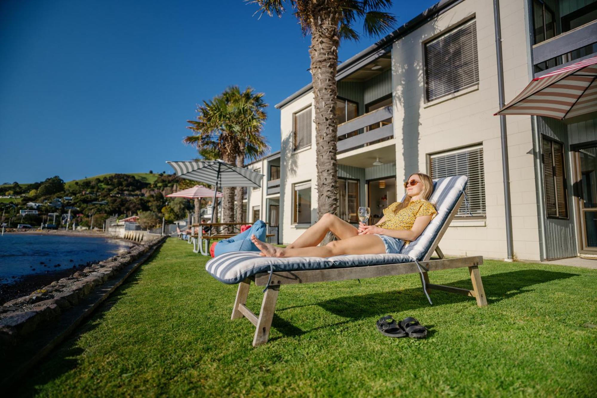 Akaroa Waterfront Motels Ngoại thất bức ảnh